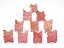 10 Merkaba Pingente Quartzo Rosa Atacado Pino Prateado Reff PM9152 - Imagem 3