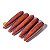 10 Massageador Roliço Quartzo Vermelho 8 a 12cm Atacado - Imagem 2