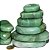 10 kg Massageador Tipo Seixo Quartzo Verde Pedras Comuns ATACADO - Imagem 1