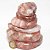 03 kg Massageador Tipo Seixo Hematoide Vermelho Pedras Comuns ATACADO - Imagem 4