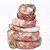 03 kg Massageador Tipo Seixo Hematoide Vermelho Pedras Comuns ATACADO - Imagem 1