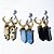 03 Brinco Argola Micro Pontinha Pedras Mista Dourada ATACADO - Imagem 2