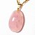 10 Pingente Cabochão Oval Signo Touro Quartzo Rosa Dourado - Imagem 2