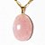 10 Pingente Cabochão Oval Signo Touro Quartzo Rosa Dourado - Imagem 4