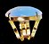 03 Anel Pedra Da Lua Opalina Cabochao Oval Banhado Dourado - Imagem 5