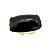 05 Anel Onix Preto Cabochão Retangular Dourado Aro Ajustavel - Imagem 3