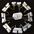 05 Brinco Button Pedra da Lua Lapidado Montagem Dourado - Imagem 2