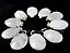 05 Pingente Cabochão Quartzo Leitoso Prata 950 Garra CP4162 - Imagem 2