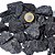 05 Kg Cascalho Bruto Quartzo Preto Natural 10 a 70mm Tipo A - Imagem 1
