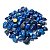 1 kg Ágata Azul Pedra Rolada M Extra 30 mm - Imagem 5