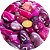 1kg Ágata purpura Pedra Rolada G  Extra 35 mm Aprox - Imagem 2