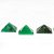 05 Piramide Quartzo Verde 20mm Natural Medida Baseada Quéops - Imagem 1