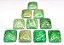 10 Retangulo Cabochao pra Pingente Pedra Amazonita Verde Furado Calibrado 15 x 20 MM - Imagem 2