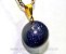 03 Pingente Bolinha Pedra Estrela Azul Pino Dourada ATACADO - Imagem 4