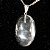 10 Pingente Cabochão Cristal Pedra Natural Pino Banhado Prata Atacado - Imagem 2