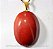 50 Pingente Cabochão JASPE VERMELHO Pedra Natural Castoação Pino Dourado ATACADO - Imagem 1