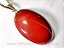 03 Pingente Cabochao Jaspe Vermelho Pedra Natural Montagem Pino Prateado ATACADO - Imagem 4