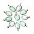 03 Pingente Cabochão Oval Obsidiana Verde Pedra com Montagem Pino Prateado Atacado - Imagem 4