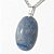 10 Pingente Cabochão QUARTZO AZUL Pedra Natural Pino Banho Prata ATACADO - Imagem 2