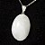 05 Pingente Cabochão QUARTZO LEITOSO Pedra Natural Pino Banho Prata ATACADO - Imagem 2