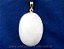 03 Pingente Cabochão QUARTZO LEITOSO Pedra Natural Pino Banho Dourado ATACADO - Imagem 3