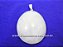 50 Pingente Cabochão QUARTZO LEITOSO Pedra Natural Pino Banho Prata - Imagem 2