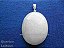 50 Pingente Cabochão QUARTZO LEITOSO Pedra Natural Pino Banho Prata ATACADO - Imagem 3