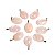 500 Pingente Cabochão Quartzo Rosa Pedra Natural Pino Banho Prata - Imagem 4