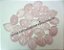 500 Pingente Cabochão Quartzo Rosa Pedra Natural Pino Banho Prata - Imagem 2