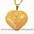 05 Pingente Coraçao AMAZONITA ROSA Pedra Natural Pino Dourado ATACADO - Imagem 1