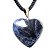 03 Pingente CORAÇÃO SODALITA AZUL Pedra Natural Banhado Dourado ATACADO - Imagem 5