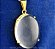 10 Pingente Extra Cabochao Pedra Quartzo Cristal Montagem Garra Dourado ATACADO - Imagem 3