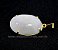 10 Pingente Extra Cabochao Pedra Quartzo Leitoso Montagem Garra Dourado ATACADO - Imagem 4