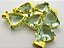 10 Pingente Trillion Obsidiana Verde Caixinha e Garras Reforçado Dourado REF 15.5 ATACADO - Imagem 2