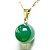 10 Pingente Bolinha Agata Verde Pino  Dourado ATACADO - Imagem 1