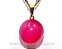 05 Pingente Bolinha Pedra Agata Rosa Pino Dourada ATACADO - Imagem 4