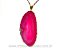 05 Pingente Chapa de Agata Rosa Claro Envolto Dourado ATACADO - Imagem 1