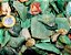 1kg Cascalho Quartzo Verde Cristal Bruto Classe A Orgonite - Imagem 1
