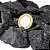 01 Kg Cascalho Bruto Quartzo Preto Natural 10 a 70mm Tipo A - Imagem 3