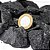 01 Kg Cascalho Bruto Quartzo Preto Natural 10 a 70mm Tipo A - Imagem 2