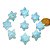 10 Merkabah Pedra da Lua Azul Opalina Sem Furo Estrela - Imagem 3