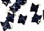 03 Pingente  Merkabah Estrela Azul Extra Pingente Argola Prata 950 Atacado - Imagem 1