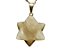 10 Pingente Merkabah Pedra Feldspato Branco Presilha Dourado Atacado - Imagem 2