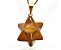 05 Pingente Merkabah Pedra Jaspe Amarelo com Presilha Prateado Atacado - Imagem 2