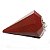 50 Pêndulo Pedra Jaspe Vermelho Para Radiestesia Facetado Atacado - Imagem 2