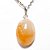 10 Pingente Mini Cabochão Aragonita Raio Laranja Pino Prata 950 Atacado - Imagem 2