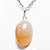 03 Pingente Mini Cabochão Aragonita Raio Laranja Pino Prata 950 Atacado - Imagem 3