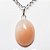10 Pingente Mini Cabochão Quartzo Goiaba Natural Pino Prata 950 Atacado - Imagem 1