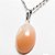 10 Pingente Mini Cabochão Quartzo Goiaba Natural Pino Prata 950 Atacado - Imagem 2
