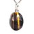 10 Pingente NLux Mini Cabochão Olho de Tigre Pino Prata 950 Atacado - Imagem 3